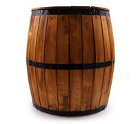 Natural Barrel Table - Rustic Vintage Style, 60X48.5Cm