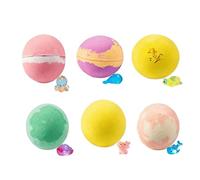 Natural Bath Bombs, Spa Fizzies Bath Bomb with Mega Bubbles & Surprise Inside, Easter Basket Stuffers, Organic and All Natural Ingredients Bubble Bath Bombs, Gift Set for Birth Easter
