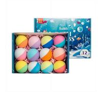 Natural Bath Bombs with Ocean Toy Inside,2026 New BathBombs with Surprise Spring Inside,with Mega Bubbles,Fizzy Bath Salt Balls,Skin-Friendly Bathing Fun Magic BathBombs Birthday Gift