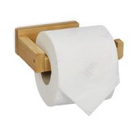 Natural Bathroom Bamboo Toilet Paper Roll Holder WC 4x14x9cm Loo Moisture-Proof