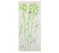 Natural Beaded Bamboo Patterned Fly Insect Screen Door Curtain