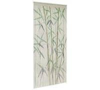 Natural Beaded Bamboo Patterned Fly Insect Screen Door Curtain