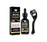Natural Beard Oil, Beard Growth Kit with Beard Roller, Beard Growth Serum, Beard Oil, Beard Micro Needle, Stimulates Mustache and Growth