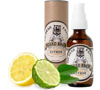 Natural Beard Oil for Men - Scented Beard Moisturiser Oil Contains Hydrating Jojoba + Argan Oils - Nourishing Mens Beards Softener for Healthier Hair Growth (Citrus, 60ml)