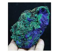 Natural Beautiful Rare Stone Green Peacock Stone Cluster ore Sample/from Laos Beautiful (Size : 300-350g)