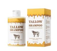 Natural beef tallow shampoo and conditioner set, moisturising and nourishing care for frizzy hair, suitable for all hair types (A)