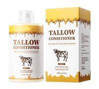 Natural beef tallow shampoo and conditioner set, moisturising and nourishing care for frizzy hair, suitable for all hair types (B)