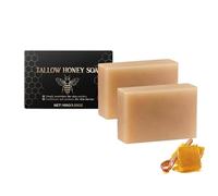 Natural Beef Tallow Soap Bar, Beef Tallow Skin Care Soap, Organic Multi-Use Bars for Face and Body, Moisturizing Tallow Bar for Dry and Aging Skin, Deep Cleansing for Radiant Complexion (2)