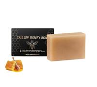 Natural Beef Tallow Soap Bar, Handmade Unscented Soap, Gentle for Face & Body, Deep Cleansing and Moisturizing, Women & Men Daily Skin Care, for All Skin Types (1)