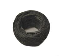 Natural Beeswax-Coated Organic Hemp Wicks Roll 32.8 FT for Candle Making Votives Tea Lights Pipes Bags Crafts (Black)