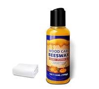 Natural Beeswax & Orange Oil Wood Conditioner,Natural Micro-Molecularized Beeswax,Premium beeswx wood & furniture polist and restoration,Beeswax Furniture Wood Polish for Home Furniture (1 PC)
