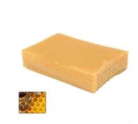 Natural Beeswax Sheets for Candle Making, Pure Wax Foundation for Bee Frames 133x90mm, DIY Strips for Beekeeping & Hand Rolled Candles (10/30 Pack)(30pcs)