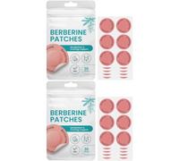 Natural Berberine Abdominal Patch - Supports Healthy Eating Habits; A Non-Oral Nutritional Aid for Adult Weight Management (Pack of 30)