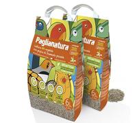 Natural Bioactive Litter Box for Birds and Reptiles - 2 Piece Kit, 2.4 kg / 6 L - Absorbent, Odour Resistant and Biodegradable