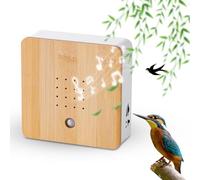 Natural Bird Singing Sound Box, Motion Detector with Suspension Hole, Relaxing Music with Bird Singing for Toilets