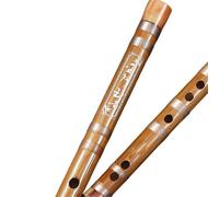 natural bitter bamboo flute, Bamboo Flute Instrument C D E F G Tones Natural Color 48-67cm Professional Performance Beginner Adult(G)