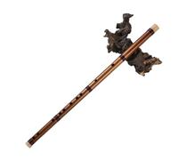 natural bitter bamboo flute, Beginner & Professional Bamboo Transverse Flute C/D/E/F/G Key(D Key)