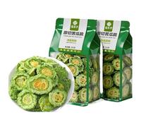 Natural Bitter Melon Crisps, Healthy Nutritious Fruit and Vegetable Crisps, Potato Chips Snacks, Leisure Food, Low-fat Vegetarian Snack, Gluten-Free,Delicious Chinese Snack Gifts (30g)
