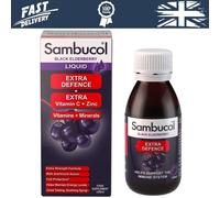 Sambucol Natural Black Elderberry for Kids with Vitamin C, 120ml
