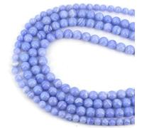 Natural Black Larvikite Labradorite Stone Beads Round Loose Bead for Jewelry Making Bracelet Necklace Accessories 15" 4/6/8/10mm-Purple Agate-6mm (About 63pcs)