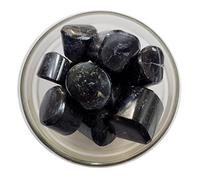 Natural Black Tourmaline Tumble Polished 100Gm Crystal White 15-25Mm Stone Gemstone For Reiki Healing Energy Stones Aura Cleaning For Money Chakras Balancing Pebble Vastu & Meditation-B0BGM797-1D