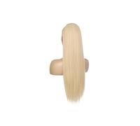 Natural Blonde 613 Straight Drawstring Ponytail Clip In Hair Extensions 100% Human Hair Extensions Stunning Look(16inches)
