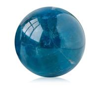 Natural Blue Fluorite Crystal Ball Gemstone Sphere for Reiki Balancing Meditation Energy Chakra Aura Home and Office Decor Crystal Ornaments Decoration Ball,40-50mm