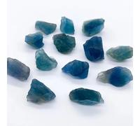 Natural Blue Fluorite Raw Stone Crystal Quartz Irregular Rough Mineral Specimen Home Decor Aquarium Gift 3pcs