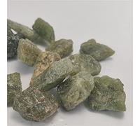 Natural Blue Green Yellow Apatite Crystal Rough Raw Stone Rock Specimen Gravel Minerals Gift (Color : Green 10-30mm, Size : 40-60g)