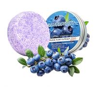 Natural Blueberry Fields Shampoo Bundle Bars, 2-in-1 Hair Care Soap Bars for Hair Thinning, Scalp Health & DryHair Anti-dandruff Reduces Fall Out Women & Men All Types, Travel Friendly
