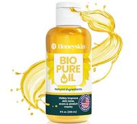 Natural Body Oil for Scars and Stretch Marks - Acne, and Belly Scars - with Rosehip, Sweet Almond, & Grape Seed Oil - with Vitamin E & Omega 3 - Dark Spot Facial Serum - Bio Pure Oil (8oz)