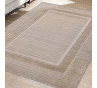 Natural Border Modern Polypropylene Easy To Clean Area Rug The Rug Shop UK Natural 120cm x 170cm