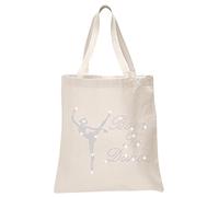 Natural Born To Dance Clear Crystal Tote Bags Dance Favour Ballet Gymnast party gift bags