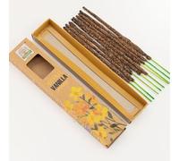 Natural Botanical Masala Incense, 12 Packs, Stick, Vanilla Scent, Relaxation, 23cm