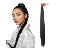 Natural Braid DIY Ponytail Extensions Synthetic with Hair Tie Wrap Around Hair Braid Extensions Perfect Looking(2)