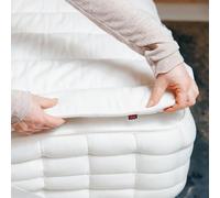 Natural Breathable British Wool Mattress Topper Pad, OEKO-TEX Cotton Cover