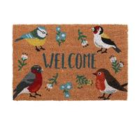 Something Different British Garden Birds Welcome Door Mat (One Size) (Natural)