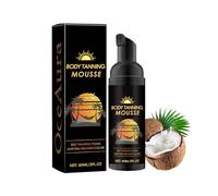 Natural Bronzer Self Tanning Mousse - 60 ml, Natural & Streak-free Tan, Stain-Free, Fast Absorbing for Classic Bronze, Moisturising & Vegan