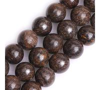 Natural Brown Bronzite Gemstone Semi Precious Round 12mm Loose Beads for Jewellery Making DIY Bracelet Necklace Crafts 15''