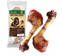 Natural Bully Sticks 100% Beef Single Ingredient for Small & Medium Dogs, 7"-8" Fully Digestible Bison Dog Chew Bones - Crispy Texture, Long-Lasting for Pet Chewing, Healthy Dog Treat Chew Bones