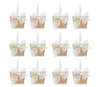 Natural Burlap Miniature Gift Bag for Wedding Birthday 12cm Treat Packaging Accessories Candy Pouches Bags Wedding Favor, B2, One Size
