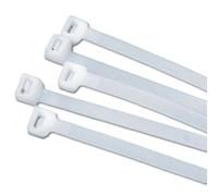 Natural Cable Ties 370mm x 3.5mm Nylon 66 UL Approved [100 Pack]