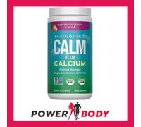 Natural Calm Plus Calcium, Raspberry Lemon - 453g