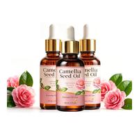 Natural Camellia Seed Face Oil, Lightweight Nourishing Moisturizing Oil for Dry Skin, Multi-Purpose Facial Oil for Massage and Repair,for All Skin Types (3PCS)