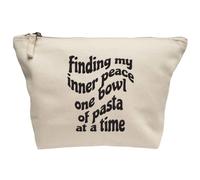Natural Canvas Bag Finding My Inner Peace One Bowl of Pasta at a Time