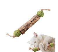 Natural Cat Chew Catnip Toy, 1-Pack Interactive Catnip Toys, Wooden Stick for Indoor/Outdoor Play, Teeth Cleaning, Boredom Relief, Stress Reduction for Kittens & Adult Cats