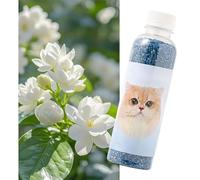 Natural Cat Litter Deodorizer - 250ml Plant-Based Odor Eliminator with Activated Carbon, Low Dust Formula for Litter Boxes, Safe for Cats & Humans, Long-Lasting Freshness for Home (Blue, 250ml)