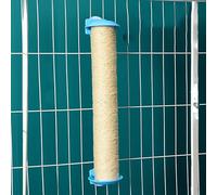 Natural Cat Scratcher with Rope Texture - Durable Sisal Scratch Board for Cats, Hanging on Cage, Non-Shedding Cat Claw Scratching Post (Blue,Large)