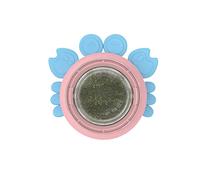 Natural Catnip Ball Toy Kitten Chew Toys Kitty Playing with Lid Pet Supplies Blue Crab Blue Pink