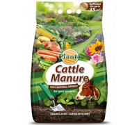 Natural Cattle Manure Fertiliser 20L (2x10L bag) - Granulated, Organic Plant Feed for Vegetables, Lawns, Fruit Trees & Shrubs